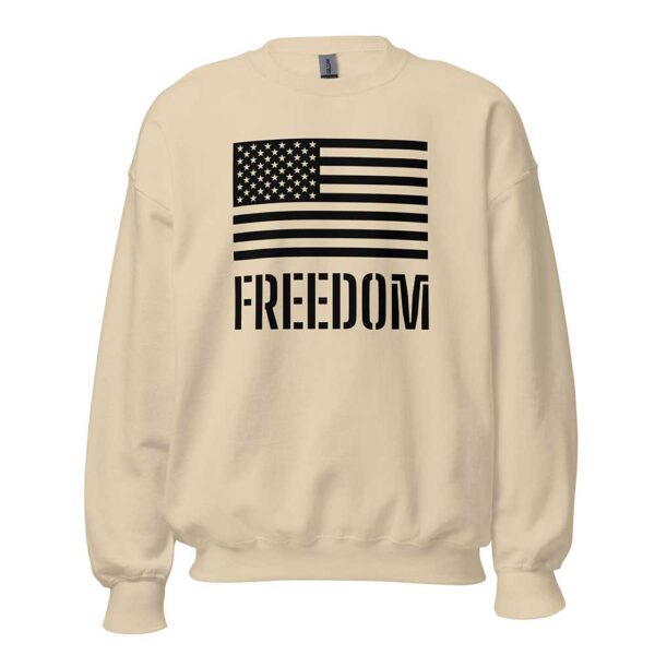 Freedom Flag Sweatshirt (Sand)