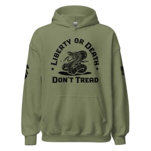Don't Tread On Me Hoodie (Military Green)