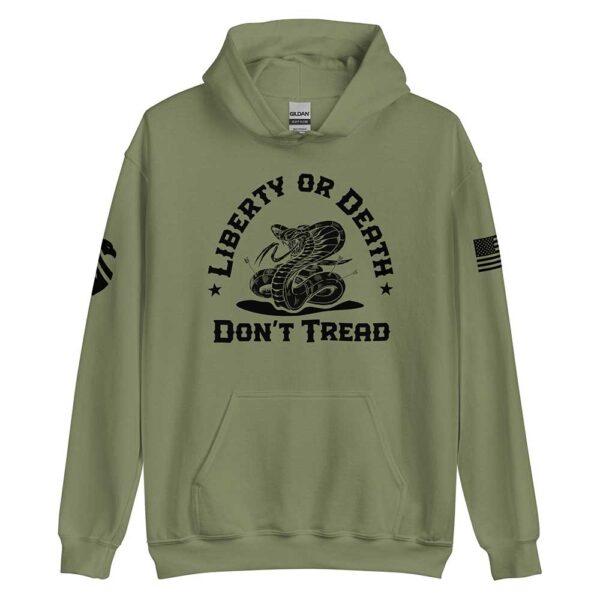 Don't Tread On Me Hoodie (Military Green) - Image 10