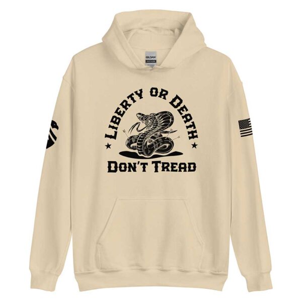 Don't Tread On Me Hoodie (Sand) - Image 8