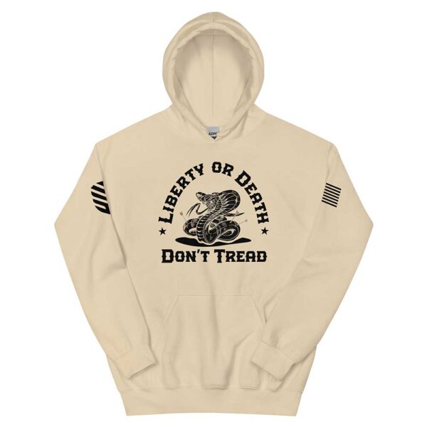 Don't Tread On Me Hoodie (Sand) - Image 7