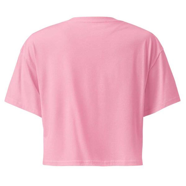 'Merican Mama Women's Crop Top (Bubblegum Pink) - Image 5