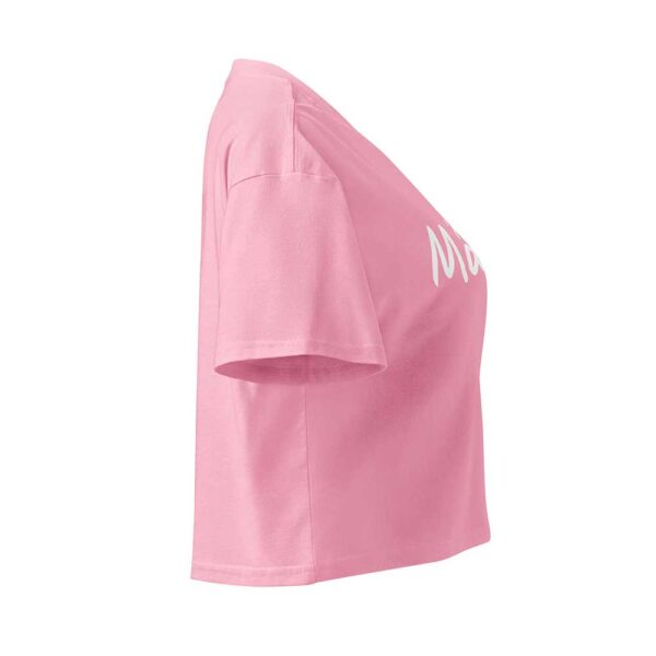 'Merican Mama Women's Crop Top (Bubblegum Pink) - Image 8