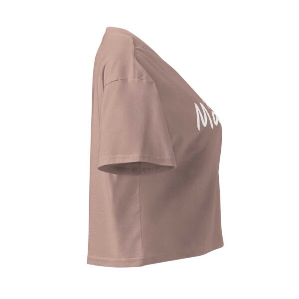 'Merican Mama Women's Crop Top (Hazy Pink) - Image 2