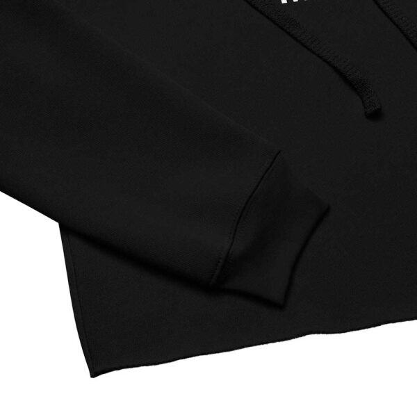 'Merican Mama Cropped Hoodie (Black) - Image 16