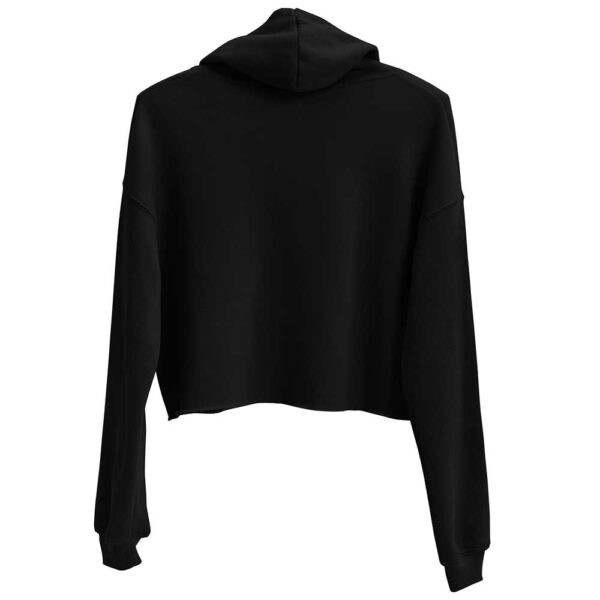 'Merican Mama Cropped Hoodie (Black) - Image 7