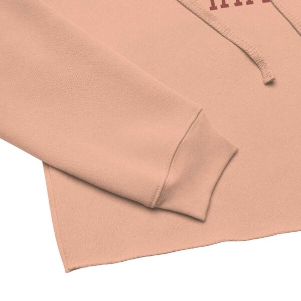 'Merican Mama Cropped Hoodie (Peach) - Image 15