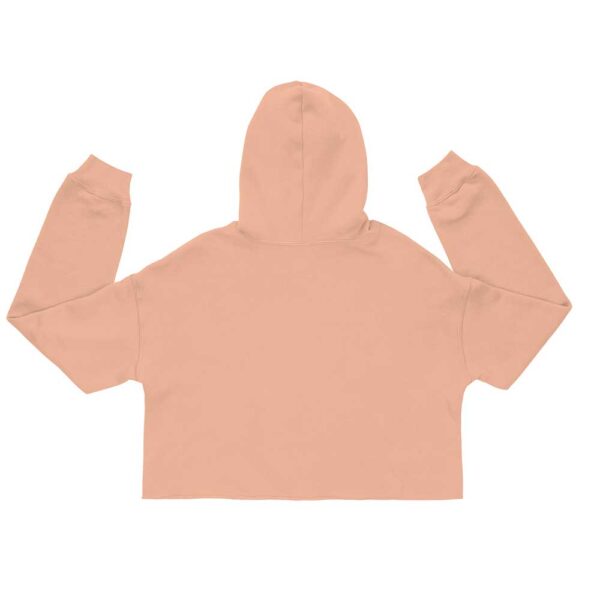'Merican Mama Cropped Hoodie (Peach) - Image 6