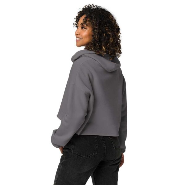 'Merican Mama Cropped Hoodie (Storm) - Image 9