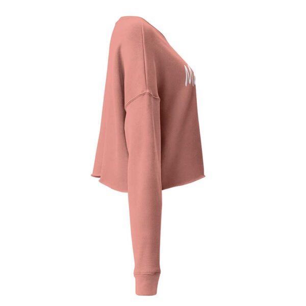 'Merican Mama Cropped Sweatshirt (Mauve) - Image 17