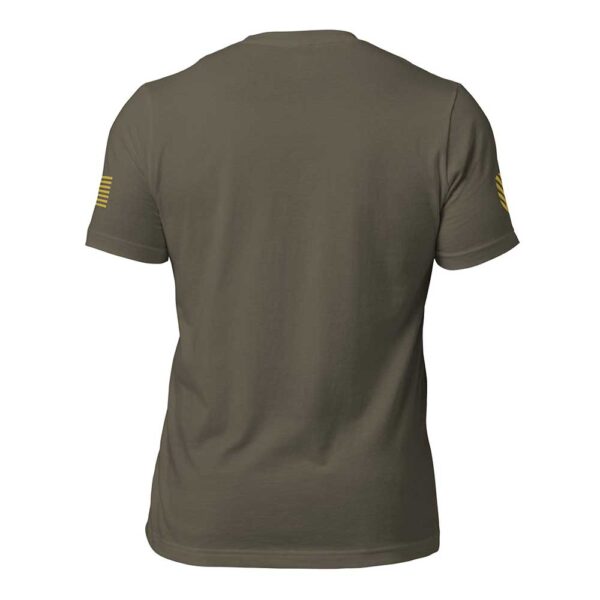 Vertical USA T-shirt (Army) - Image 2