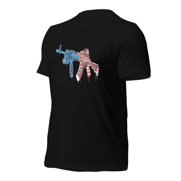 Flag AR T-shirt (MADE IN USA, Black) - Image 3