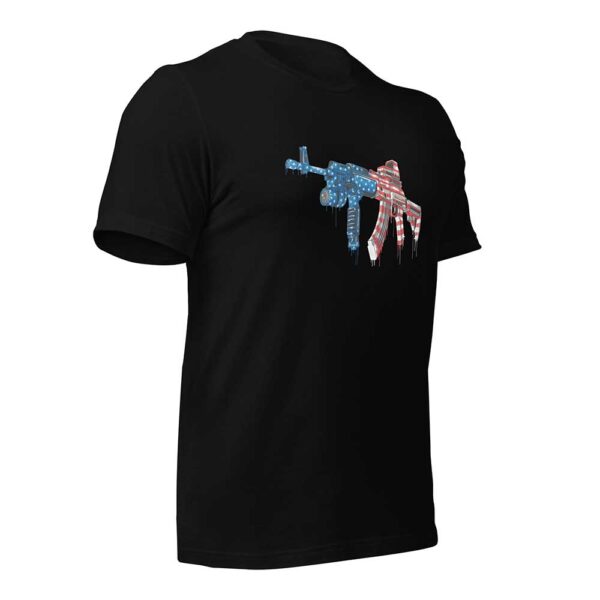 Flag AR T-shirt (MADE IN USA, Black) - Image 2