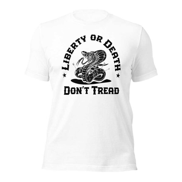 Snake Don't Tread on Me (MADE IN USA, White) - Image 2